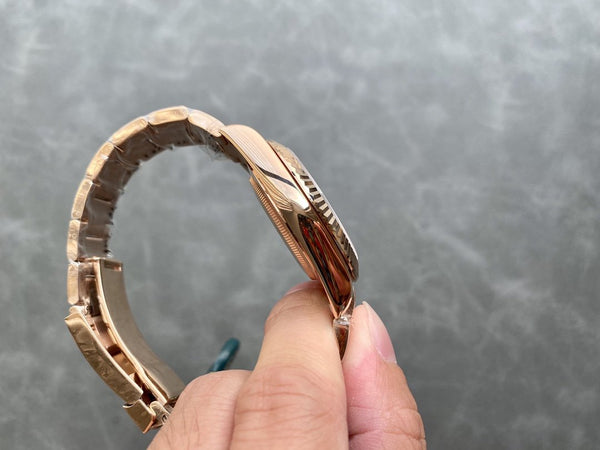 SKY-DWELLER 42 QUADRANTE MARRONE ORO ROSA