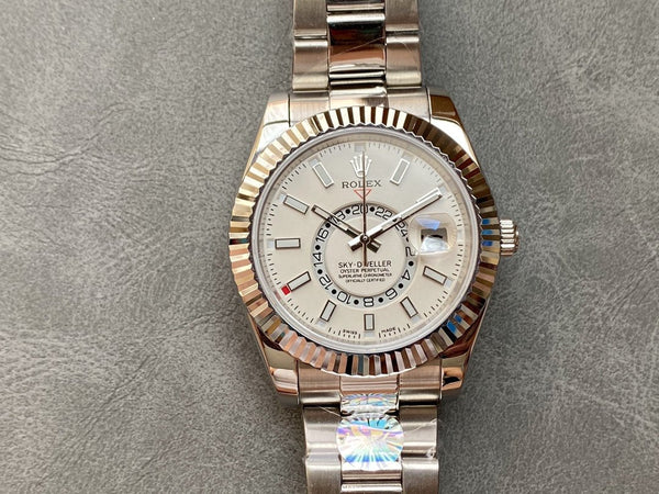 SKY-DWELLER 42 WHITE DIAL STAINLESS STEEL