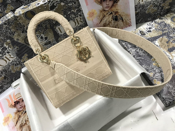 RICAMO CANNAGE BEIGE MEDIO LADY D-LITE