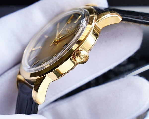 DEVILLE 40MM GOLD CASE CREAM DIAL