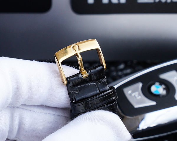 DEVILLE 40MM GOLD CASE CREAM DIAL