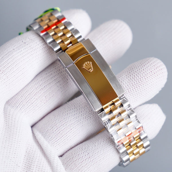 DATEJUST 41MM TWO-TONE WHITE DIAL JUBILEE BRACELET