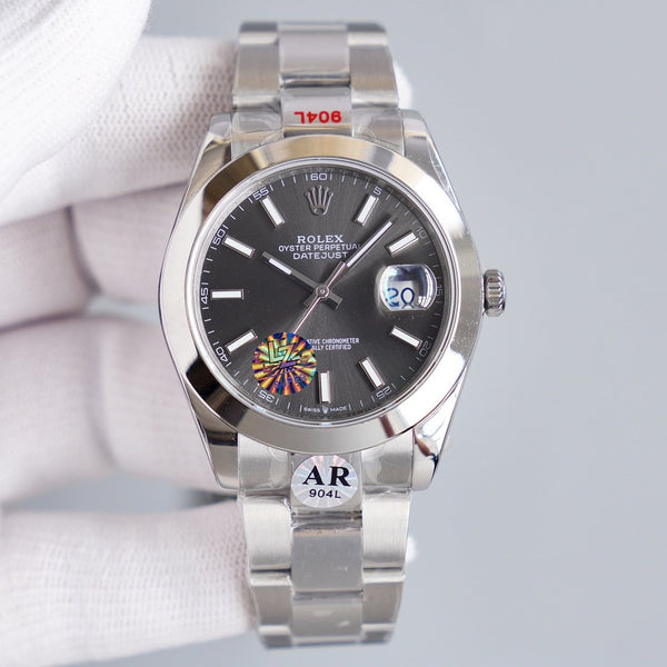 DATEJUST 41MM SMOOTH BEZEL STAINLESS STEEL