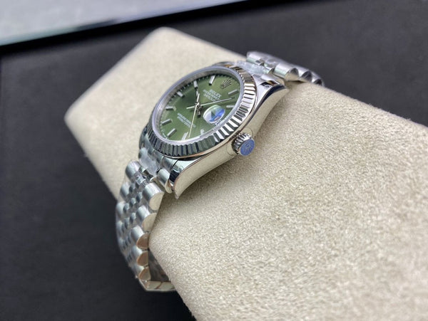 DATEJUST 41MM STAINLESS STEEL KHAKI DIAL