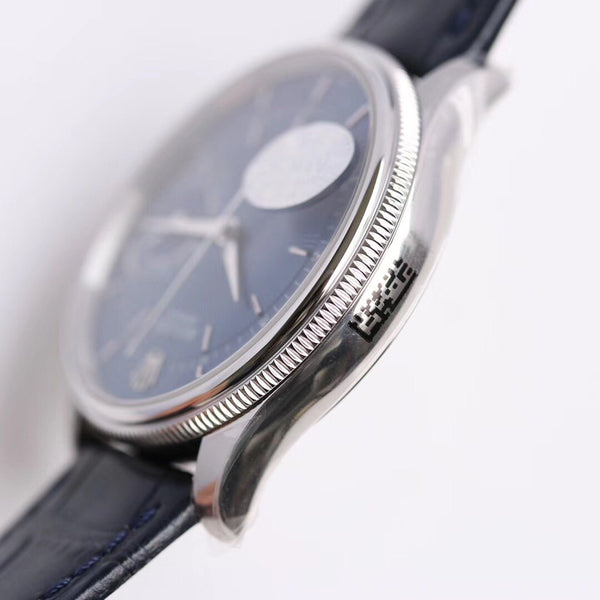 CELLINI DATE WHITE GOLD BLUE DIAL