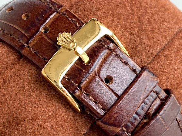 OYSTER PERPETUAL 41 STAINLESS STEEL LEATHER