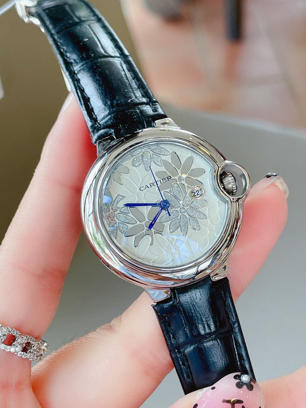 BALLON BLEU 33MM CUSTOM DIAL LEATHER STRAP