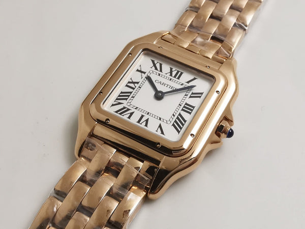 PANTHERE DE CARTIE QUARTZ ROSE GOLD CASE