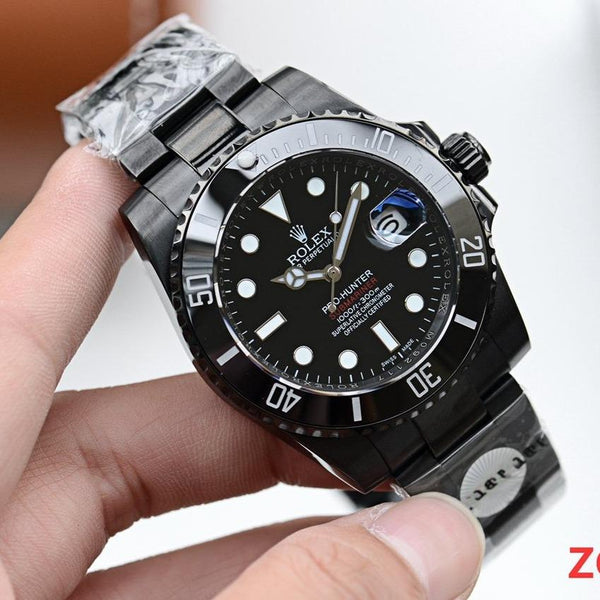 SUBMARINER DATE 40 CUSTOM ALL BLACK PRO HUNTER