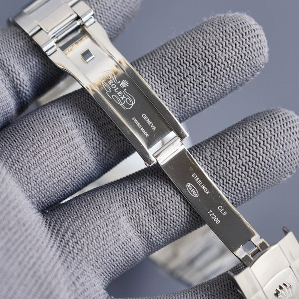 DATEJUST 41MM STEEL SMOOTH BEZEL DIAMOND NUMERALS