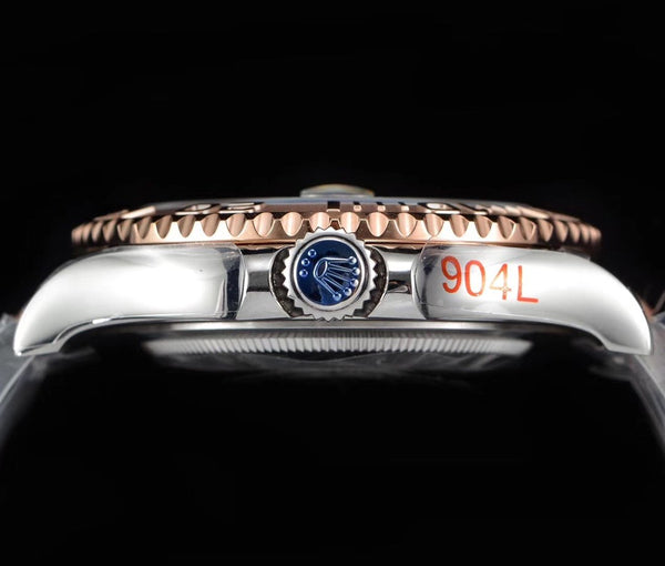 YACHT-MASTER EVEROSE GOLD BLACK DIAL