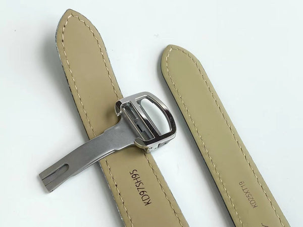 TANK SOLO QUARTZ DIAMOND BEZEL CALF SKIN