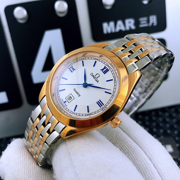 DE VILLE 33MM QUARZO ORO ACCIAIO