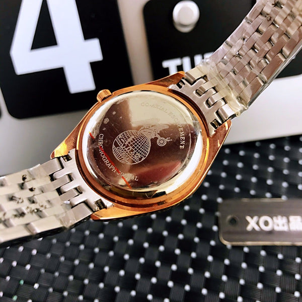 DE VILLE 33MM QUARZO ORO ACCIAIO