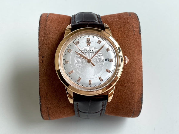 OYSTER PERPETUAL 40MM LEATHER STRAP