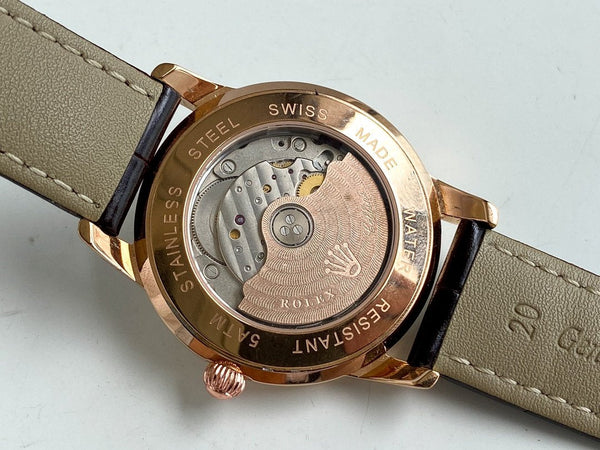 OYSTER PERPETUAL 40MM LEATHER STRAP