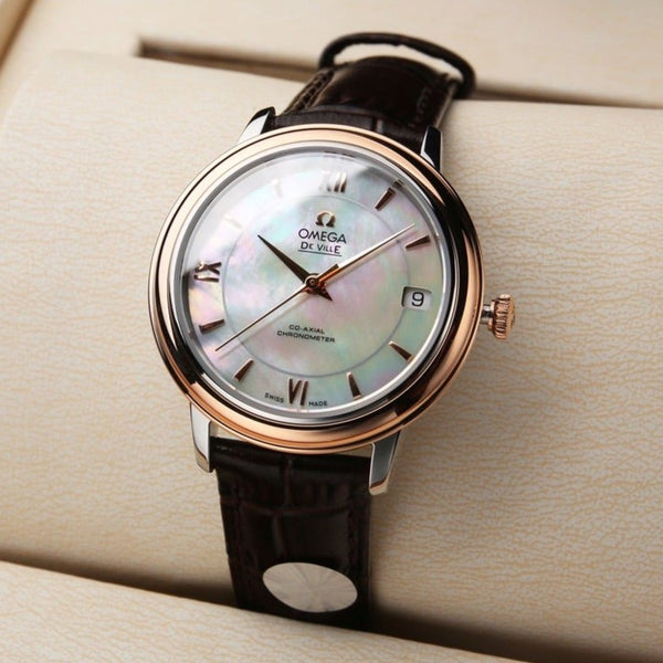 DE VILLE CO-AXIAL 32.7MM MOTHER OF PEARL DIAL