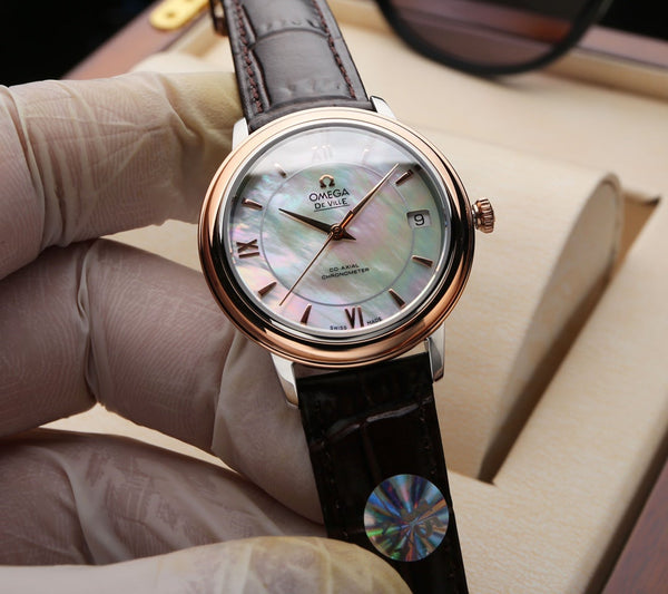 DE VILLE CO-AXIAL 32.7MM MOTHER OF PEARL DIAL