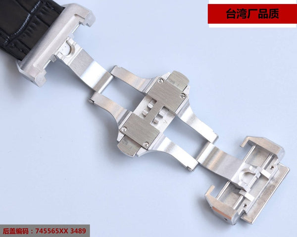 SANTOS 100XL 42MM DIAMOND STEEL CASE