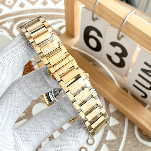 DATEJUST 40MM SMOOTH BEZEL GOLD STEEL