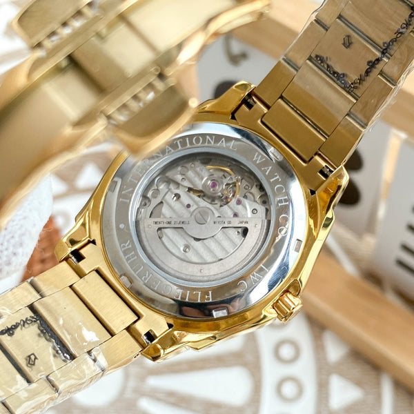 DATEJUST 40MM SMOOTH BEZEL GOLD STEEL