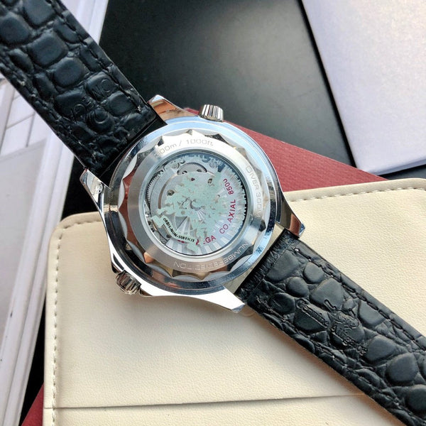 SEAMASTER DIVER 300M CO-AXIAL 42MM 007 BLACK LEATHER