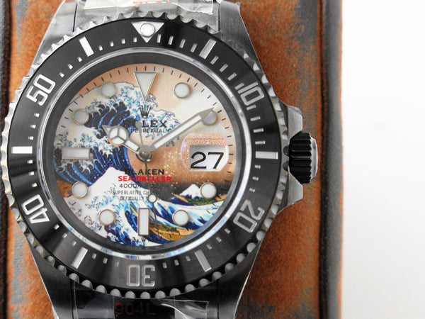 SEA-DWELLER DEEPSEA 44MM BLACK CUSTOM TSUNAMI DIAL