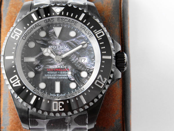 SEA-DWELLER DEEPSEA 44MM BLACK CUSTOM BUFFALO DIAL