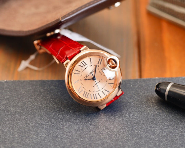 BALLON BLEU 33MM AUTOMATIC ROSE GOLD DIAL