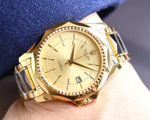 CELLINI DATE 42MM GOLD CASE
