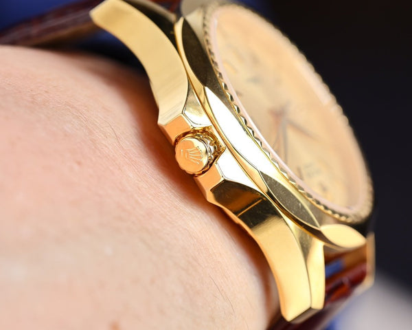 CELLINI DATE 42MM GOLD CASE