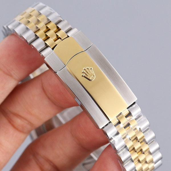 DATEJUST 41M GOLD CASE FLUTED MOTIF DIAL