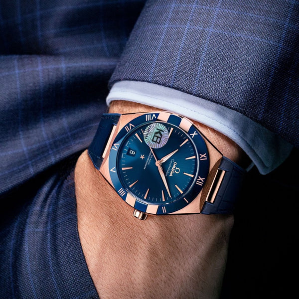 CONSTELLATION 41MM BLUE DIAL LEATHER