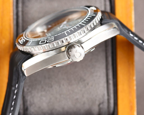 SEAMASTER PROFESSIONAL PLANET OCEAN 600M BLACK CERAMIC LEATHER