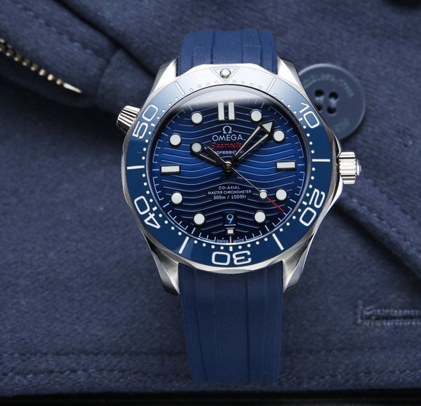 SEAMASTER DIVER 300M BLUE CERAMIC RUBBER