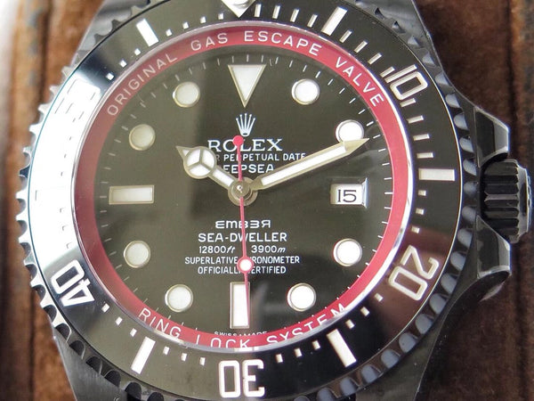 SEA-DWELLER DEEPSEA 44MM CUSTOM ALL BLACK BAMFORD TEXTILE