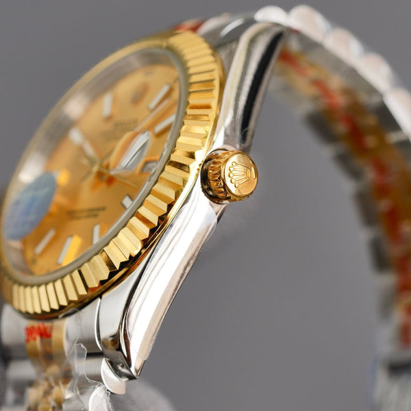 DATEJUST 41MM GOLD STEEL JUBILEE BRACELET