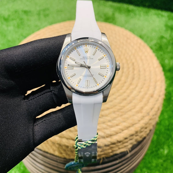 OYSTER PERPETUAL 41MM RUBBER STRAP