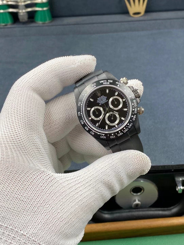 DAYTONA CUSTOM AET 40MM ALL BLACK RUBBER