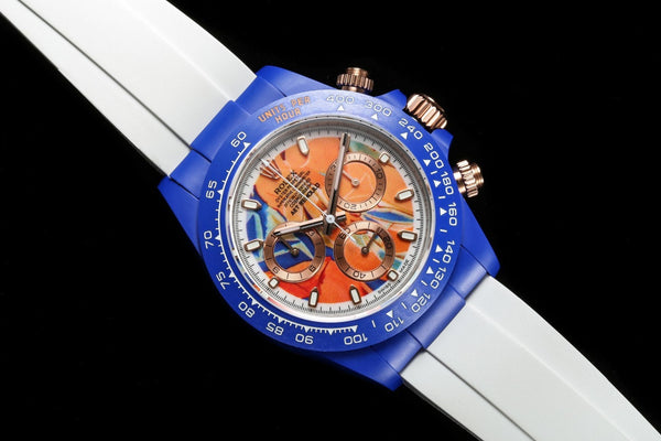 DAYTONA CUSTOM 40MM AET PICASSO BLUE CASE