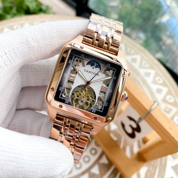 SANTOS 42 CASSA IN ORO QUADRANTE SCHELETRICO