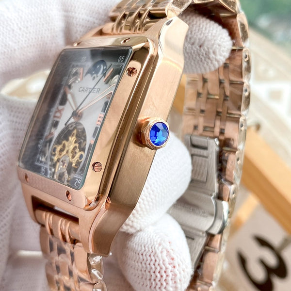 SANTOS 42 CASSA IN ORO QUADRANTE SCHELETRICO