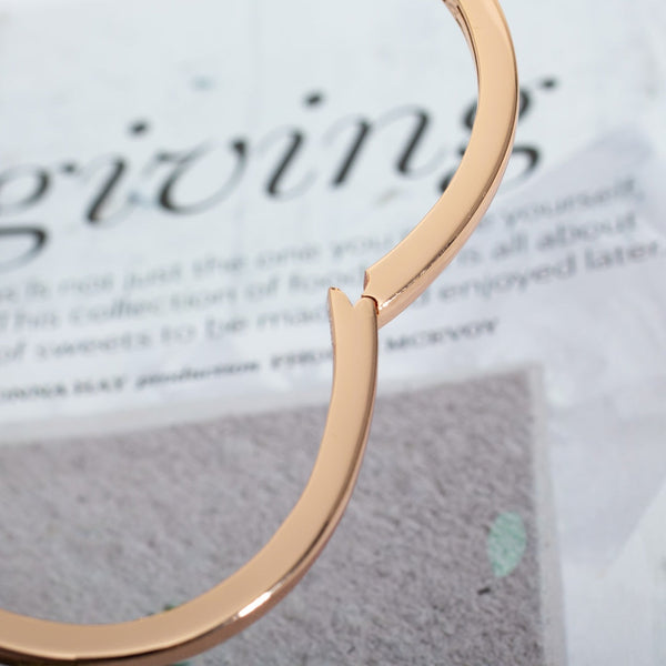 BRACCIALE DREAM APERTO IN ORO ROSA CON DIAMANTI