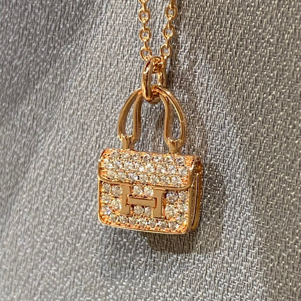 COLLANA CON PEDANTE DI DIAMANTI CONSTANCE