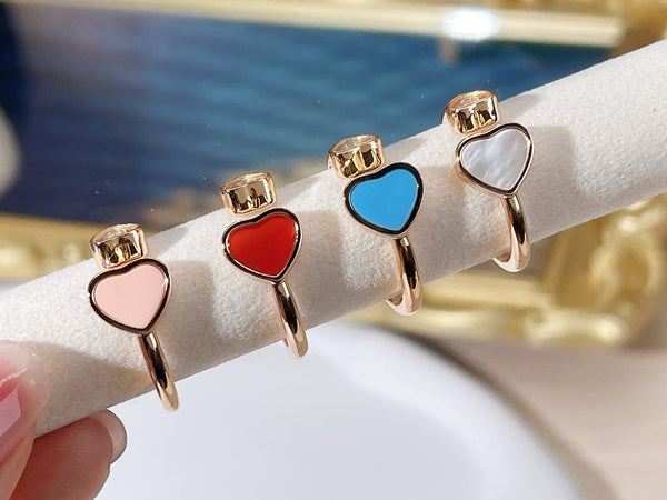 HAPPY HEART RING 1 DIAMOND