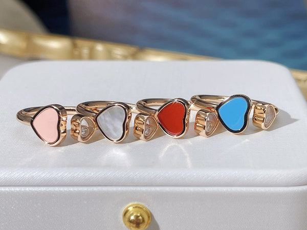 HAPPY HEART RING 1 DIAMOND