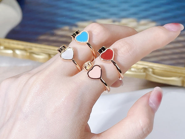 HAPPY HEART RING 1 DIAMOND