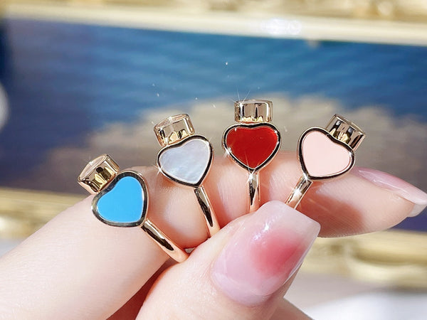 HAPPY HEART RING 1 DIAMOND