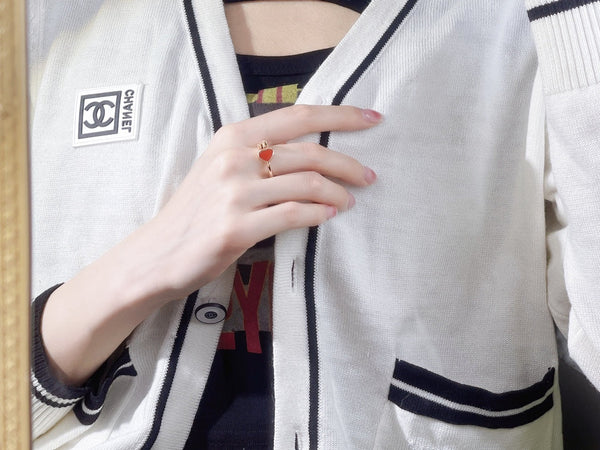 HAPPY HEART RING 1 DIAMOND