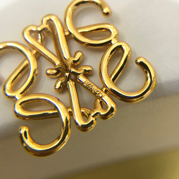 ANAGRAM GOLD EARRINGS